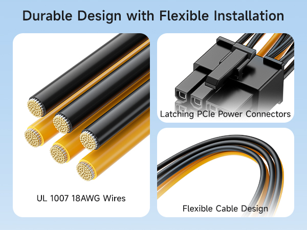 6 Pin to 8 Pin PCIe Adapter Power Cable