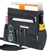 AXELECT Car Organizer Front Seat with Shoulder Strap, Large Capacity Back Seat Organizers and Sto...