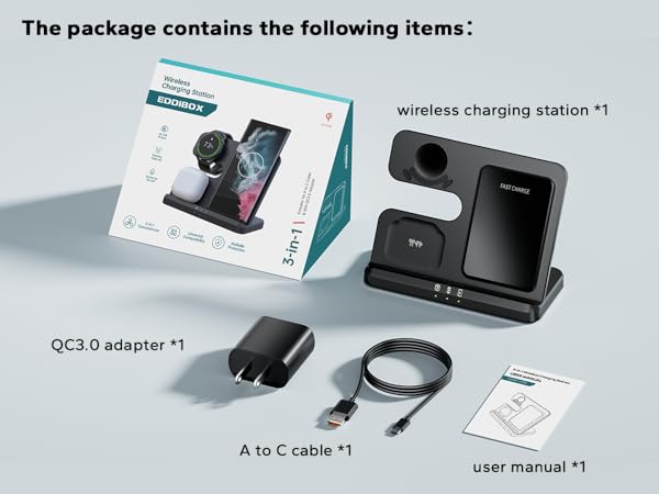 the package contains the following items