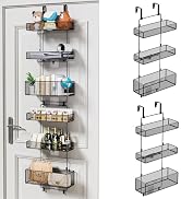 HapiRm Over Door Organizer Storage - Separable Door Organizer Hanging with 6 Metal Large Capacity...