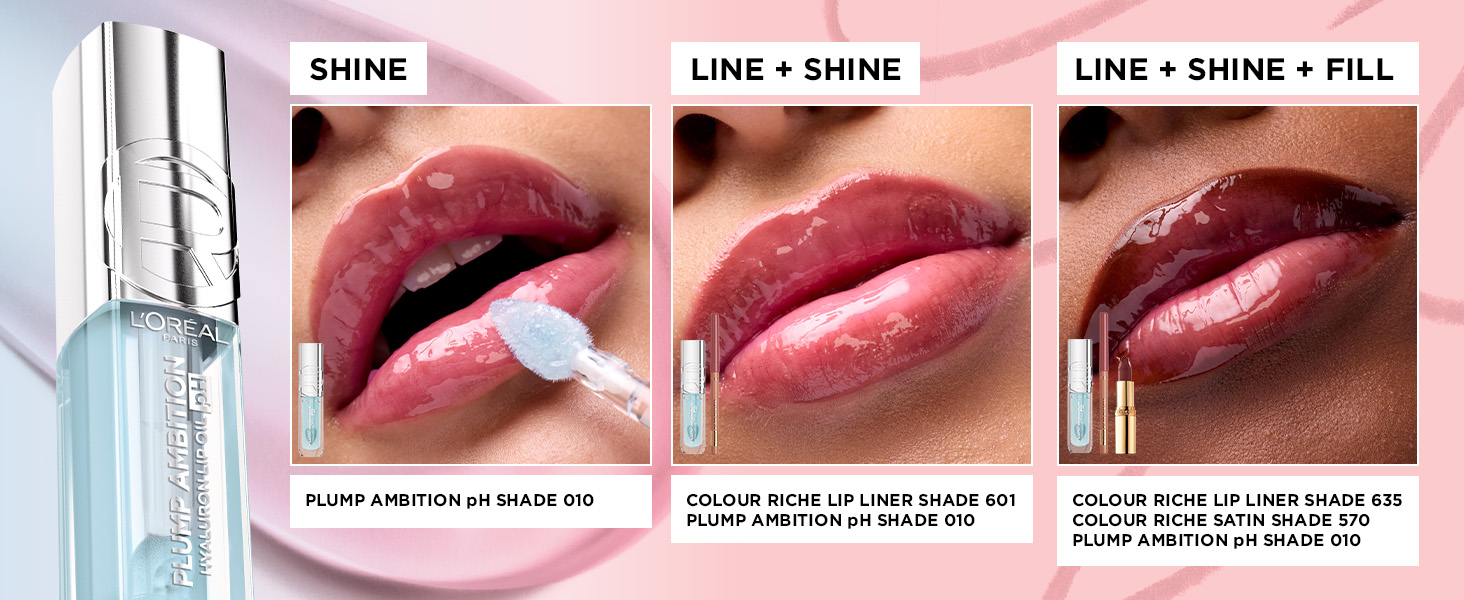 L'Oreal Paris Plump Ambition pH Color Chanding Lip Oil