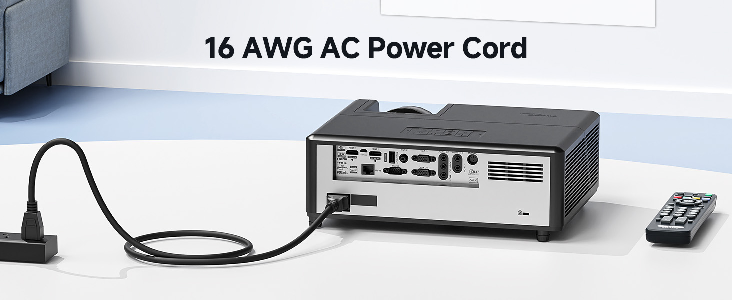 16 AWG AC power cord