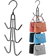 ZEDODIER Purse Hanger Organizer for Closet, 2 Pack Hanging Bag Holder, Keeping Purses Visible and...