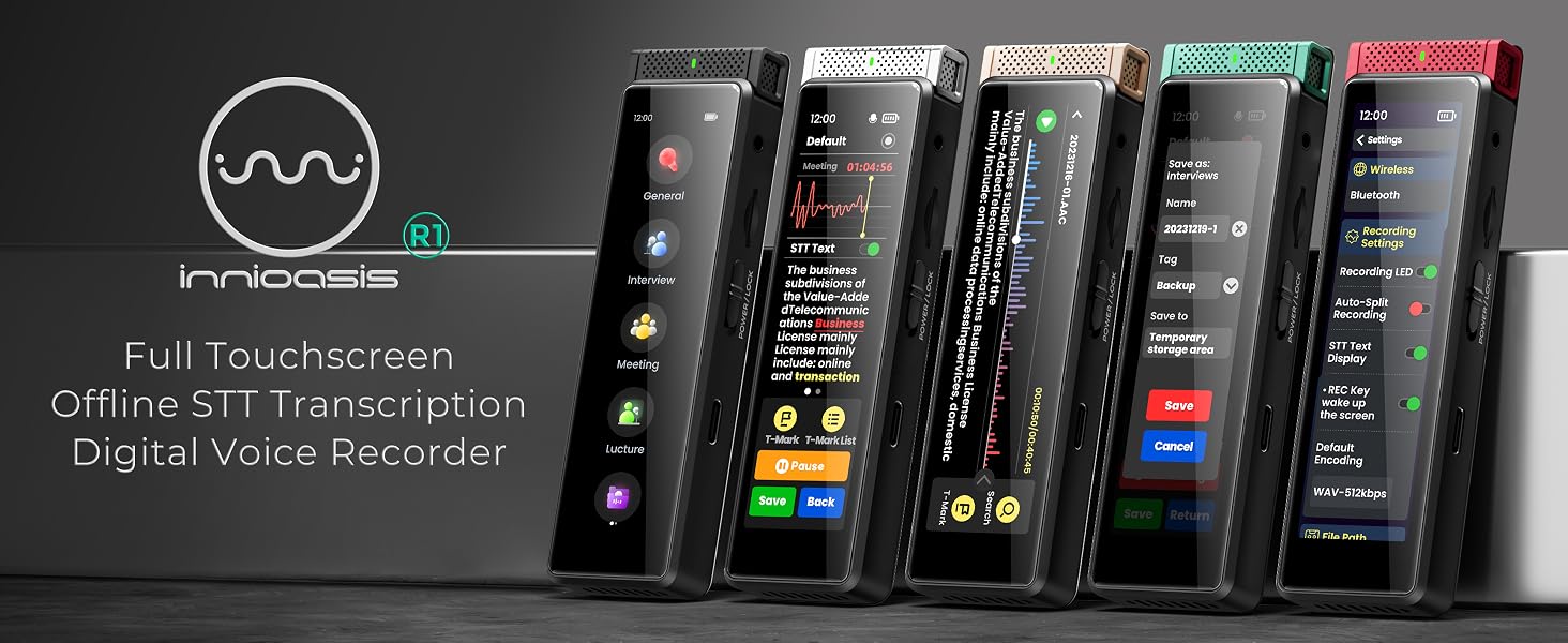innioasis R1 voice recorder