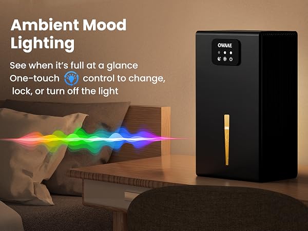 dehumidifier with 7-color light