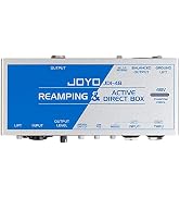 JOYO Passive Reamping and Phantom Powered Active Direct Box, Re-Amping Direct Box with 6.35mm and...