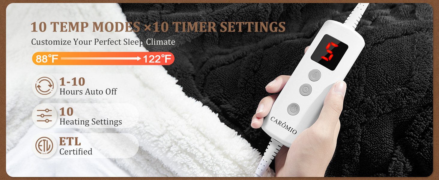 Heated Electric Blanket Heating throw