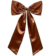 YonJeeky Big Bow Decorations 41 x 26 Inch Giant Satin Ribbon Bows for Christmas Tree Birthday Par...