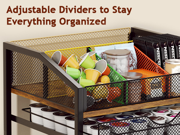 Homsorout K Cup Holder Drawer