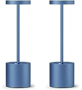 SAKRINGT 2 Pack Cordless Table Lamp Rechargeable,5000mAh Battery Powered Table Light, Dimming Por...