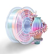 iBOSS Candy Rainbow PLA Plus 1.75mm for 3D Printer +/- 0.02mm, 1kg (2.2LBS)/Spool, PLA+ Filament ...
