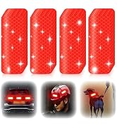 TZWXHDM Super Reflective Stickers Made of DG3, 3.15" x 1.18" Safety Reflective Tape for Car Bike ...