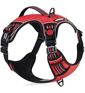 rabbitgoo Dog Harness Medium Sized, No Pull Pet Harness with Soft Padded Handle, Adjustable Refle...