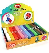 Pepy Plastilina Reusable and Non-Drying Modeling Clay Gift Set; Set of 24 Bars, 1.4 Ounce Each, 2...