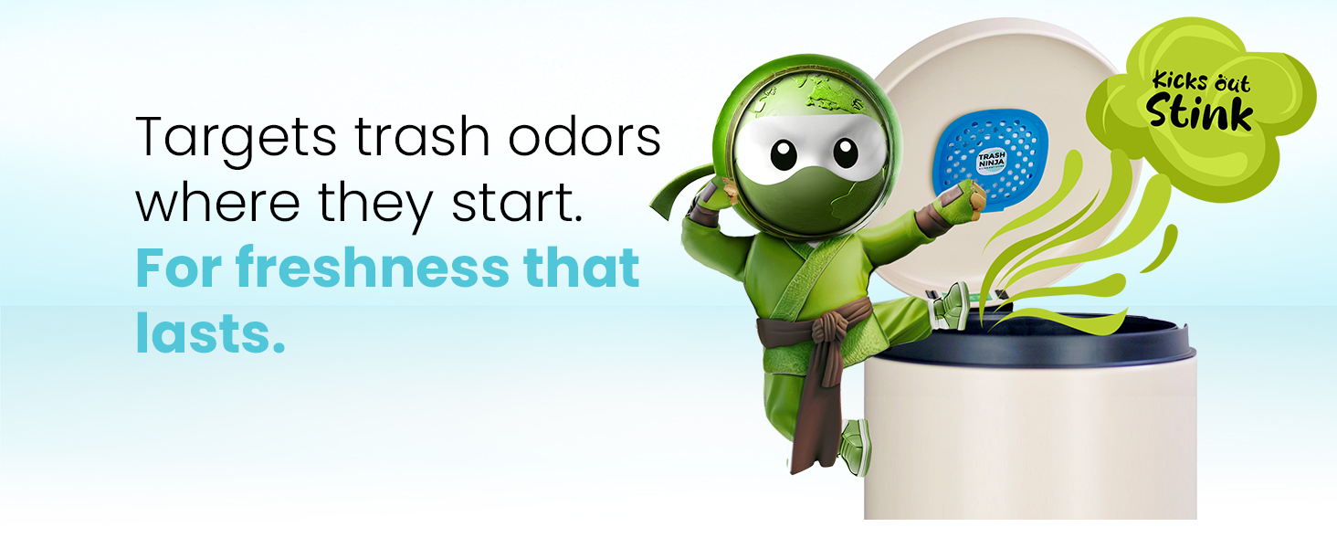 Targets Trash Odors Where They Start for Freshness That Lasts