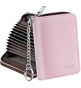 Mayski Credit Card Holder, Zipper Credit Card Wallet for Women, Small Accordion Card Cases Holder...