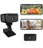 Mini Camera, 4K No Wifi Security Camera, Spy Camera Works With or Without WiFi , Wireless Indoor ...