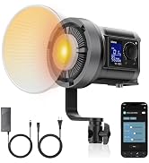ULANZI 120W Bi-Color LED Video Light, 2700K-6500K 20700 lux/m COB Bowens Mount Photography Studio...