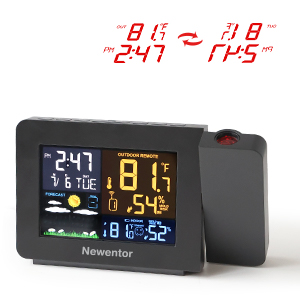 alarm clock with projection on ceiling