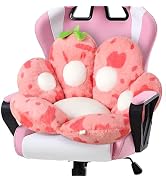 Ditucu Cat Paw Cushion Kawaii Strawberry Cow Chair Cushions 27.5 x 23.6 inch Cute Stuff Seat Pad ...