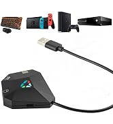 Wired Keyboard and Mouse Adapter for Nintendo Switch/PS4/PS3/Xbox One/Xbox 360 Host Series & for ...
