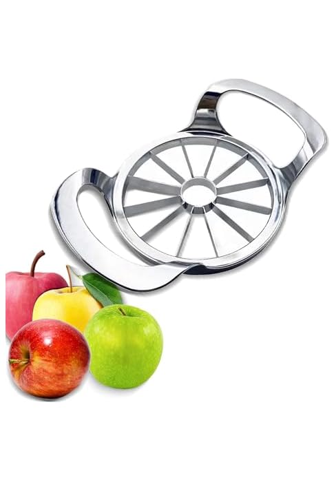 Apple Slicer and Corer - 12 Blade Extra Large, Stainless Steel Apple Cutter - Heavy Duty, Easy to...