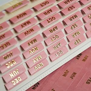 month tabs