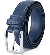 Aegero Mens Belt, Leather Dress Jeans Belt, Fashion & Classic Designs Ideal Match for Work Busine...