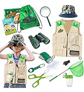 Outdoor Explorer Kit & Bug Catcher Kit with Vest, Outdoor Toy Gift for 3 4 5 6 7 8+ Year Old Boys...