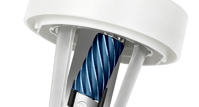 Long Life Helical Steel Blade
