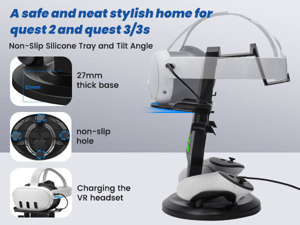 VR Charging Stand for Quest 3