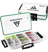 Ghosthorn Fishing Tackle Box, Waterproof 3600 and 3700 Tackle Trays, Plastic Tackle Box Organizer...