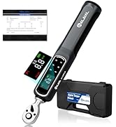 ALAIAL 1/4 Drive Digital Torque Wrench, 0.1-8.8 Ft.Lb/0.2-12 Nm Drive Dual Direction Rachet Torqu...