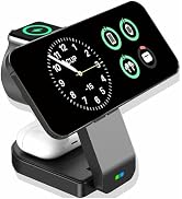 3 in 1 Wireless Charging Station for Apple MagSafe Charger Multiple Devices,Magnetic Foldable 15W...
