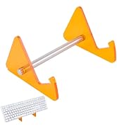 CRASPIRE Keyboard Holder Shelf Acrylic Keyboard Stand Orange Iron Detachable Portable Mechanical ...
