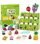 ARTPAR Air Dry Clay Kit for Kids - 12 Fruit DIY Modeling Magic Clay, Soft & Non-Sticky with Tools...