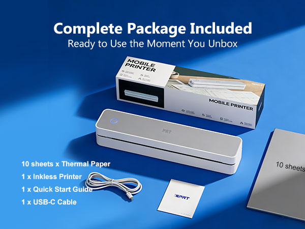 PRT Inkless Portable Printer