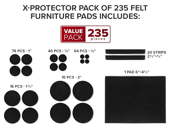 felt pads for furniture