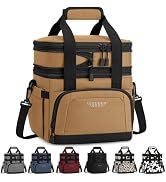 Vankor Lunch Box for Men Women, Large Double Layer Insulated Lunch Bag Tote Expandable Leakproof ...