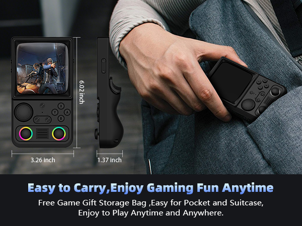 retro handheld game console gaming video consoles stick retroid pocket games hand held gameboy