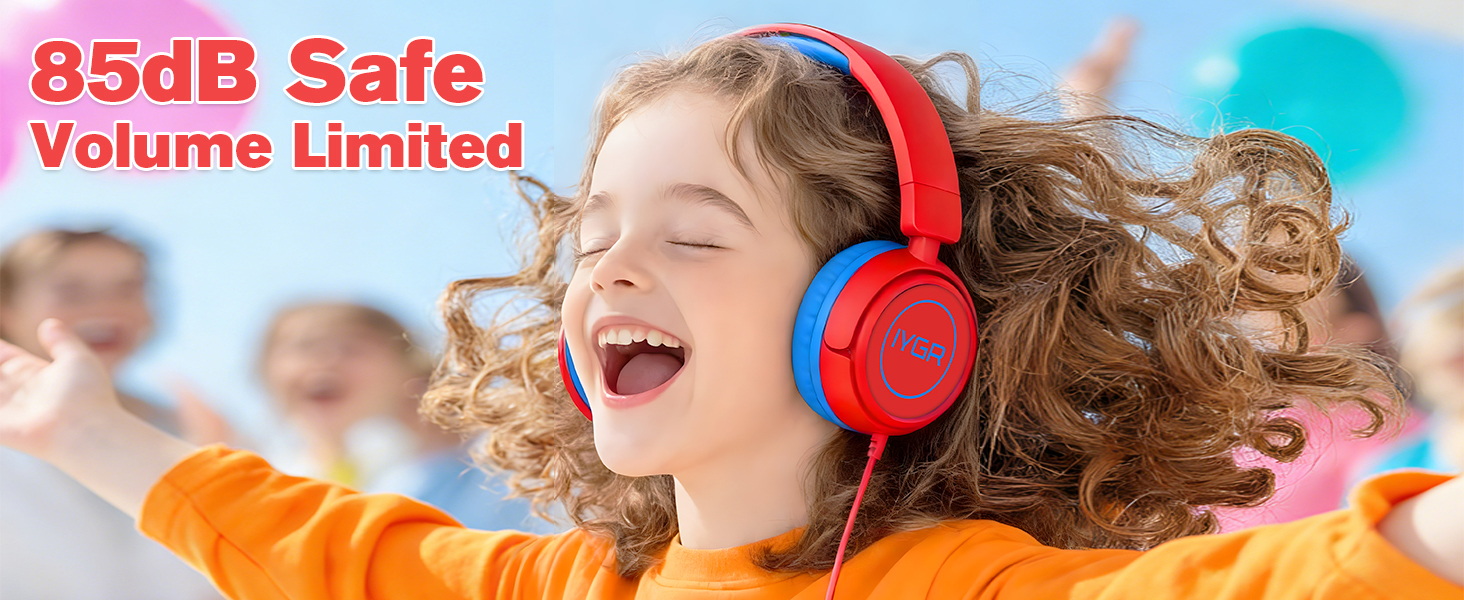 K6 USB C Kids Headphones