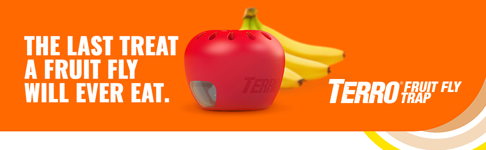 fast-acting apple-shaped fruit fly trap, terro fruit fly trap