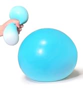 4 Inch Giant Squeeze Stress Balls for Kids and Adults - Jumbo Squishy Dough Ball, Squishy Sensory...