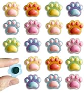 18Pcs Strong Fridge Magnets, Refrigerator Magnets, Cute Cat Paw Decorative Magnets, Small Magnets...