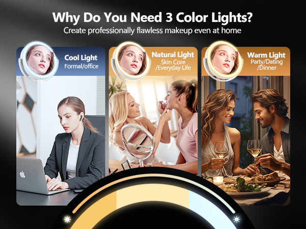 makeup mirror with lights