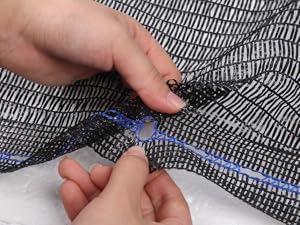 Blue Eyelets for installration
