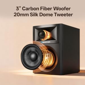 Carbon Fiber Woofer & Silk Dome Tweeter | Accurate, Fatigue-Free Sound