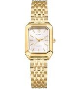 Avaner Women's Bracelet Square Watches: Gold Silver Stainless Steel Strap Analog Quartz Elegant W...