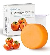 PALFICAB 120g Persimmon Soap for Old People Smell, Natural Persimmon Extract Deodorant Body Wash ...