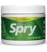 Spry Fresh Natural Xylitol Chewing Gum Dental Defense System Aspartame-Free Sugar Free Gum (Spear...